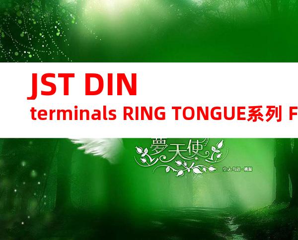 JST DIN terminals RING TONGUE系列 FVGS3.5-2.5产品规格书
